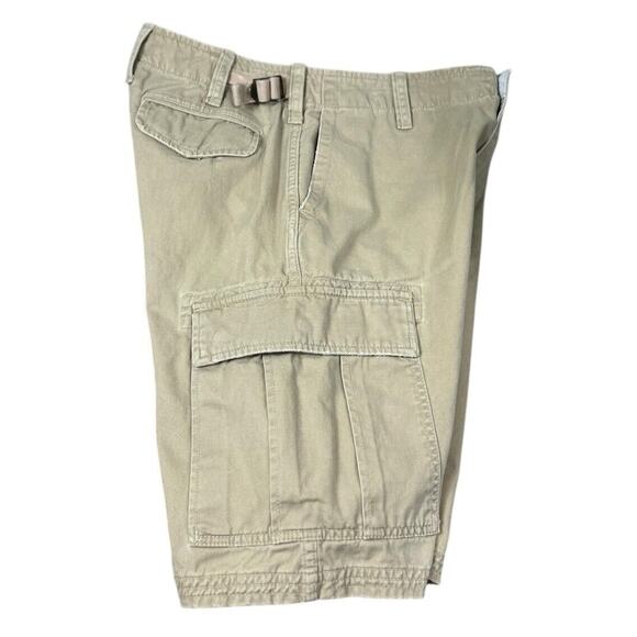 Men's GAP Beige Cargo Shorts Sz 32 Khaki Outdoors Pockets Casual Short - Picture 4 of 6
